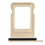 Replacement single sim card tray for iPhone 13 pro 13 pro max gold