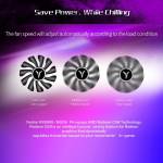 Yeston RX6800 16G / 256bit / GDDR6 PB Gaming Graphics Card with 3 Large Size Fans and Breathing Ligh