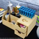 Luowei Mobile Phone Repair Desktop Wooden Storage Box