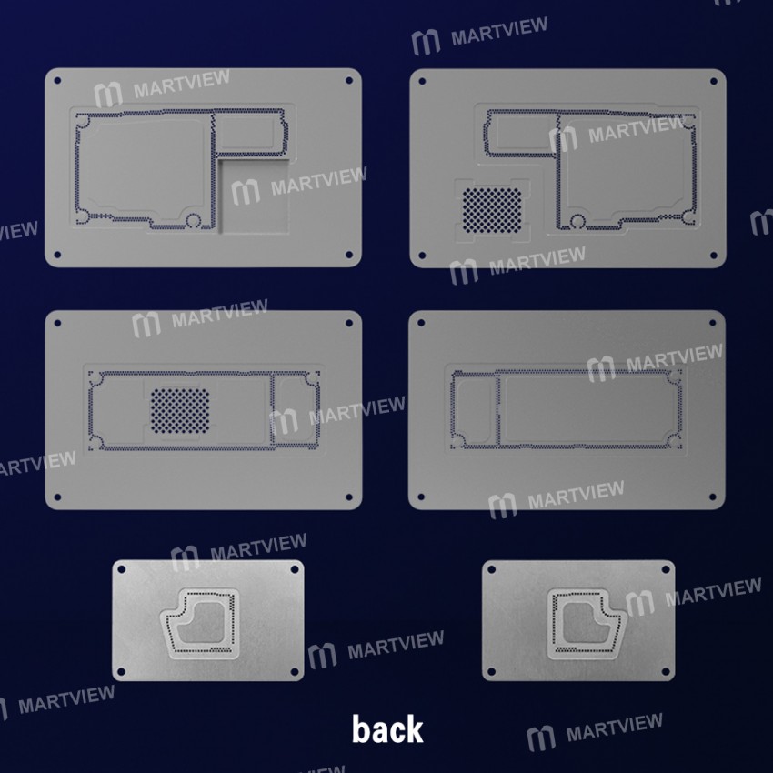 Mechanic 3D 4D Motherboard Middle Layer Planting Tin BGA Reballing Stencil Kit for iPhone 11 / 11 Pr