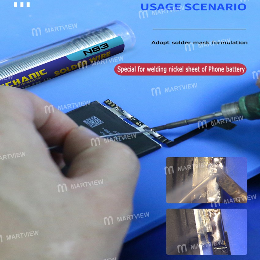 Mechanic N83 0.8MM 205? Nickel Sheet Solder Wire