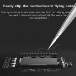 MaAnt Shadow Blade Series Hand-polished Non-magnetic Stainless Steel Tweezers