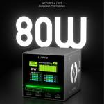 luowei u1-mini-80w-raptor-8-ports-usb-type-c-color-screen-charger-station-no-wireless-charging-3