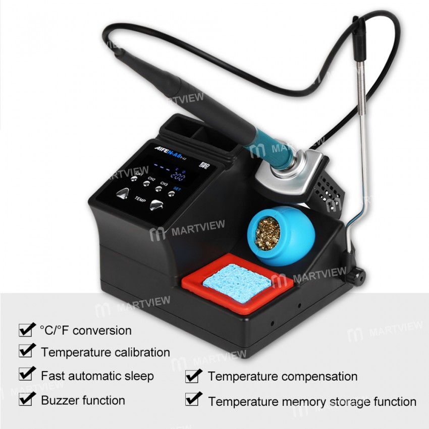 Aifen A8 75W Electronic Welding iron Digital Display Soldering Station with T12 Handle