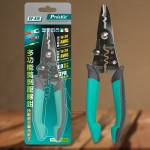 Pro'sKit CP-419 3-in-1 Precision Scissor Stripping Crimping Pliers for AWG 10-30 Cable
