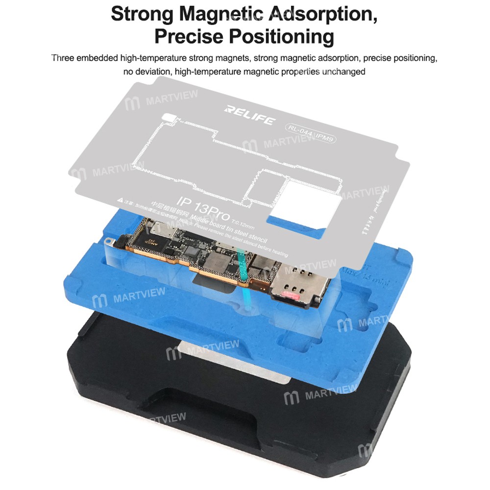 relife rl-601t-26-in-1-middle-layer-tin-planting-bga-reballing-platform-set-16