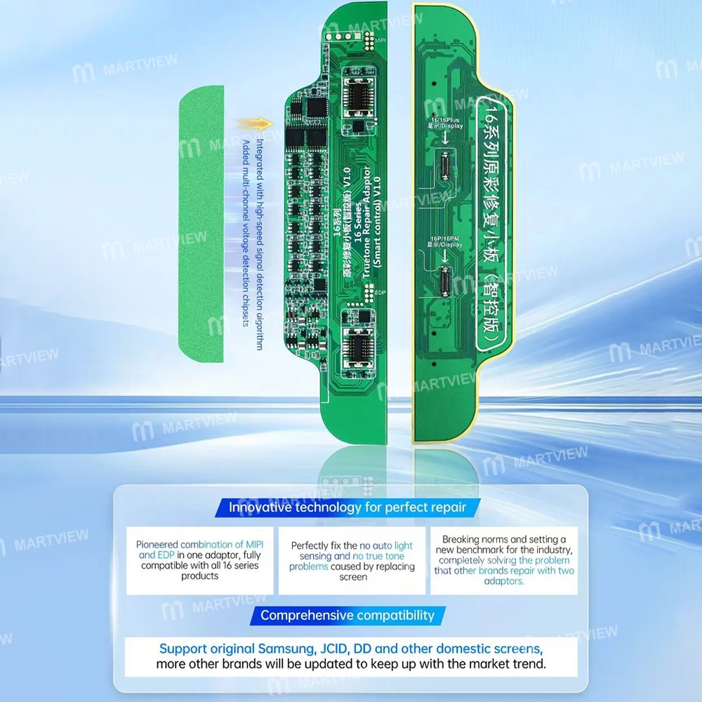 jcid v1se-v1s-pro-intelligent-control-edition-original-color-repair-small-board-for-iphone-16-series