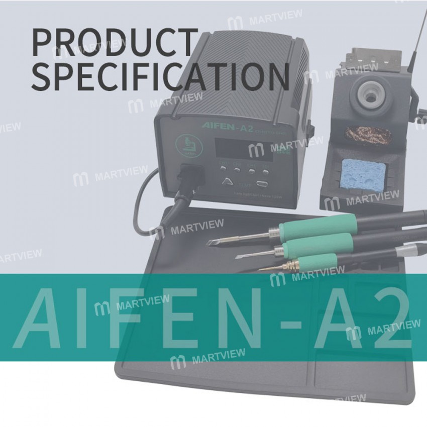 Aifen-A2 Lead-Free Smart Welding Station Compatible C115/C210/C245 Handle for Phone BGA PCB Repair