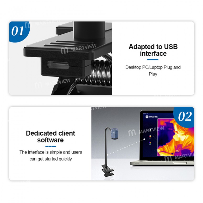 sunshine tb-03s-mini-clamp-type-infrared-thermal-imaging-pcb-rapid-diagnosis-instrument-10
