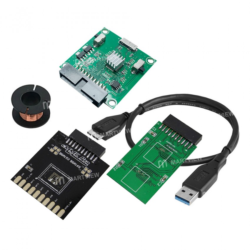 New Version Hydra Dongle + eMMC ISP Adapters Tool (eMMC and ISP pinouts USB 3.0) - Malaysia