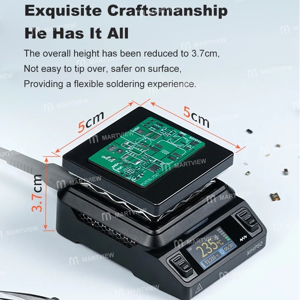 miniware mhp50-mini-intelligent-digital-display-constant-temperature-hot-plate-preheater-12