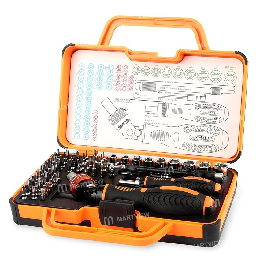 JAKEMY JM-6111 (69 in 1) Screwdriver Repairing Opening Tools Kit