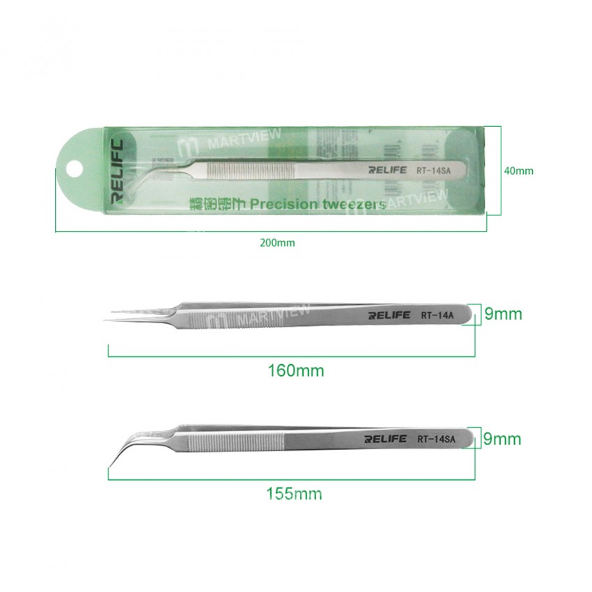 Relife RT-14A RT-14SA Precision Anti-Static Tweezer