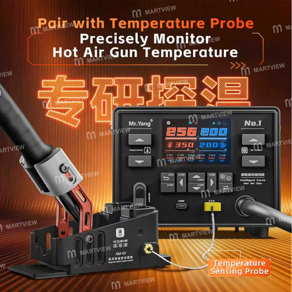 ycs xm-01-magnetic-hot-air-gun-stand-with-temperature-probe-for-pcb-smd-rework-repair-3