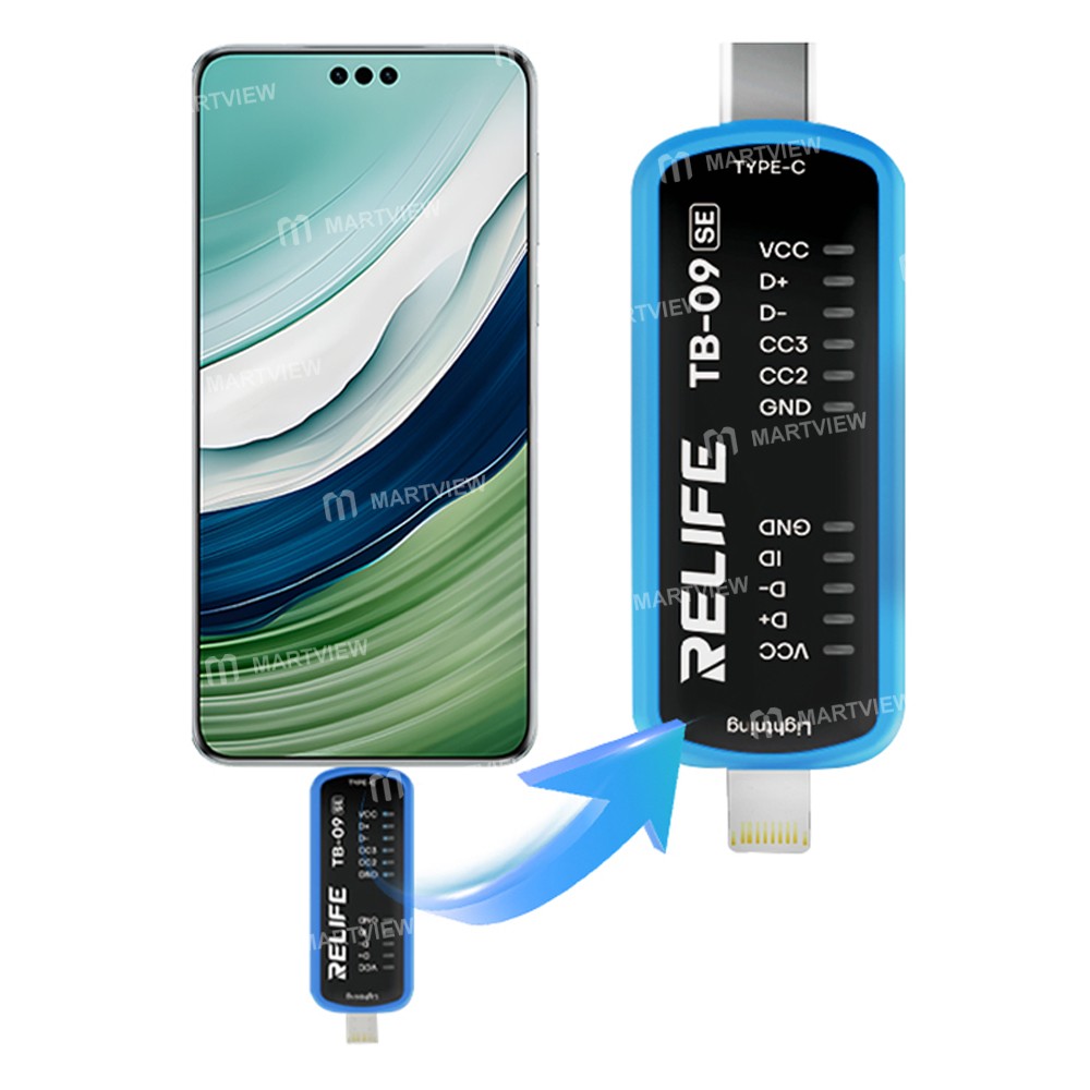 relife tb-09-se-simple-type-c-lightning-charging-port-tester-for-iphone-and-android-phones-6