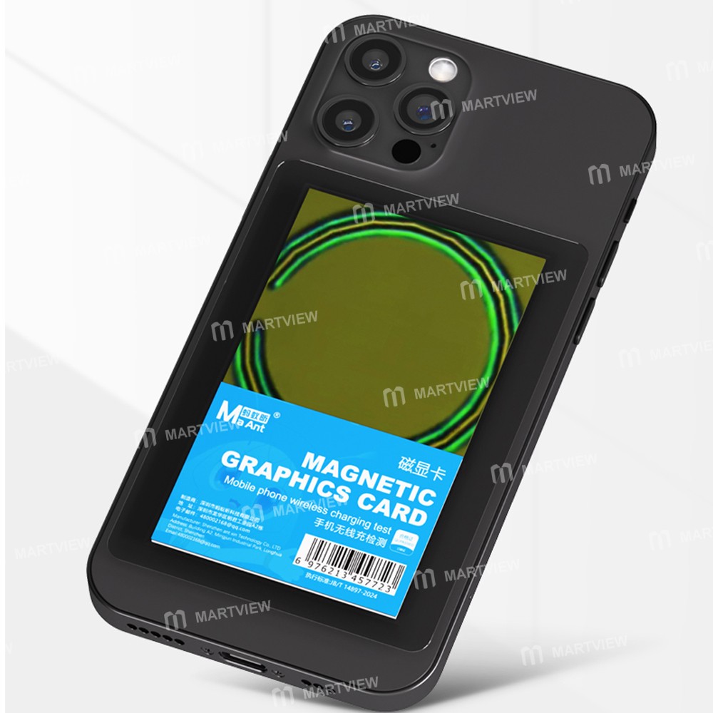 maant m096-magnetic-graphics-card-for-mobile-phone-wireless-charging-test-10