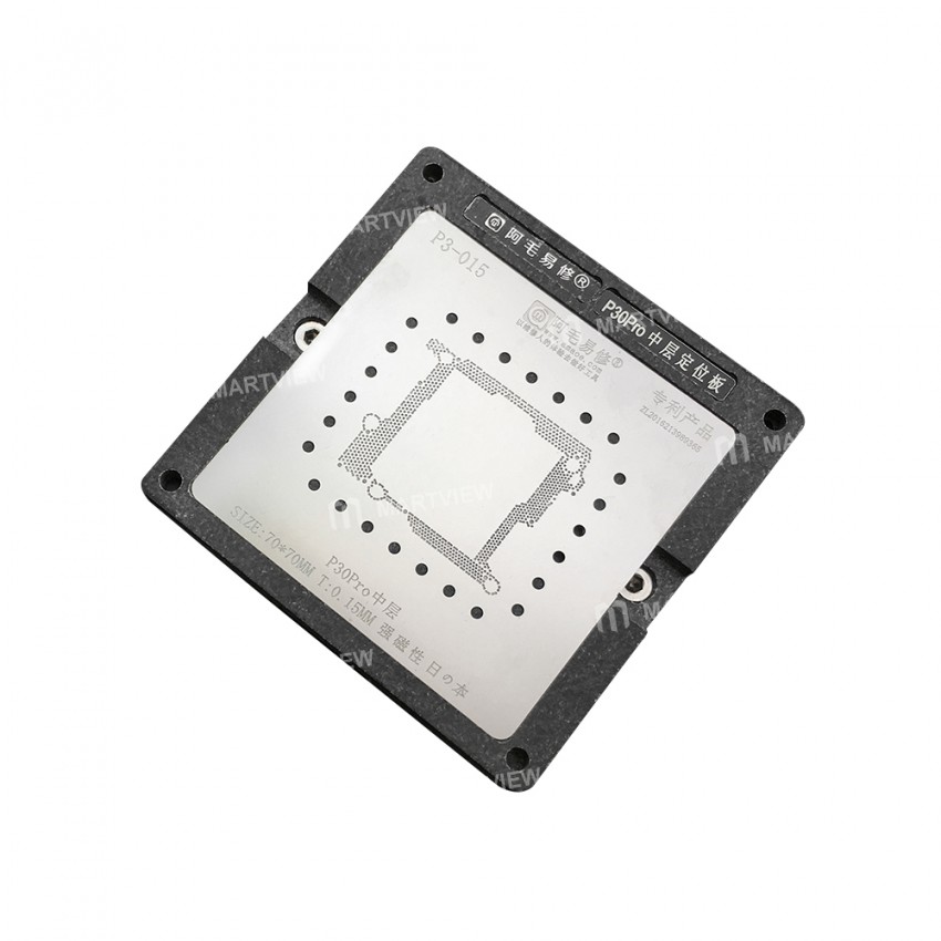Amaoe 0.1mm 0.15mm Middle Level Mainboard BGA Stencil IC Solder Reballing Tin Net Fixture for Huawei