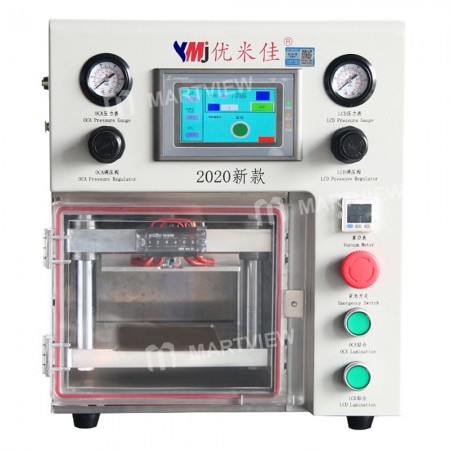 YMJ YMJ-TH-40 Mini Laminating Machine Max 7inch for 11Pro Max S20 Ultra Note10 Plus All Mobile Phone LCD Display Glass Repair