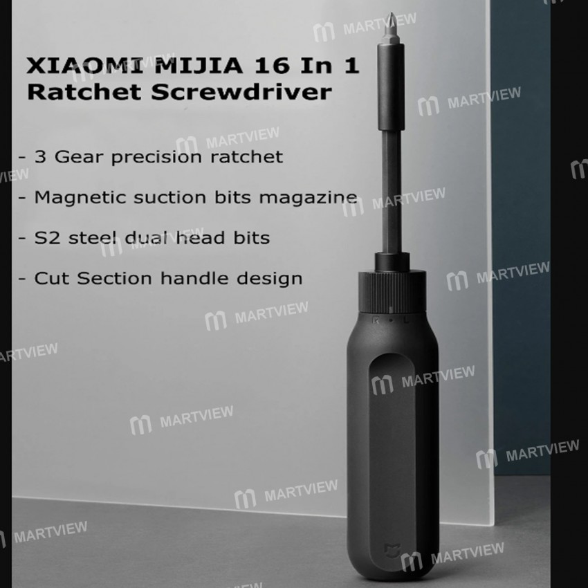 Xiaomi Mijia 16 in 1 Magnetic Ratchet Screwdriver with S2 Steel Bits