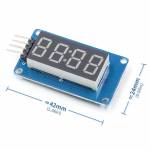 TM1637 4-digit LED Display Module for Arduino 7 Segment 0.36-inch Clock Digital Tube