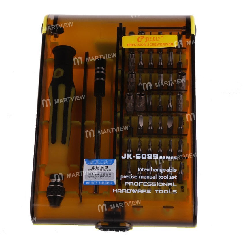 JACKLY JK-6089A (45 in 1) Precision Screw Driver Mobile Phone Repair Tool Set Kit