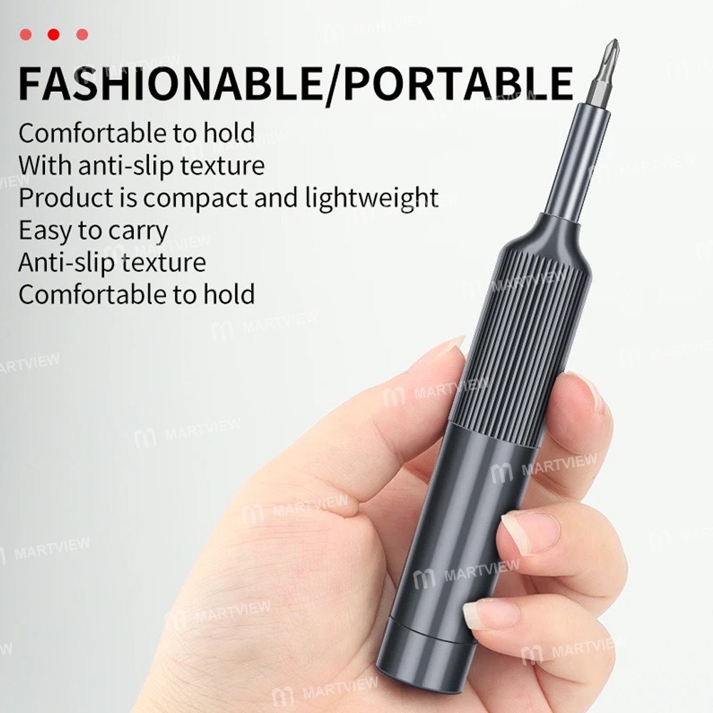 luxianzi 27-in-1-concealed-hand-screwdriver-set-with-13pcs-dual-head-bit-for-mobile-phone-repair-11