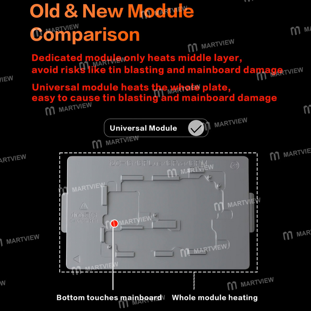 i2c t30-ceramic-heating-intelligent-desoldering-station-for-iphone-x-to-17pm-motherboard-repair-16