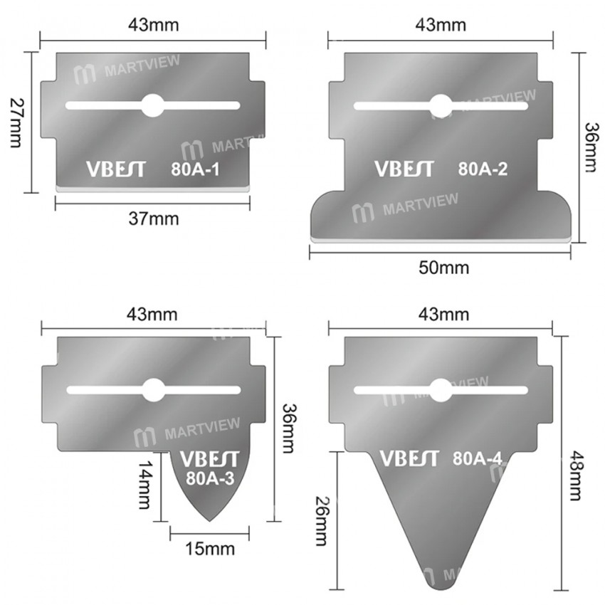 vbst 80a-stainless-steel-multipurpose-magnetic-double-sided-glue-removal-scraper-set-9