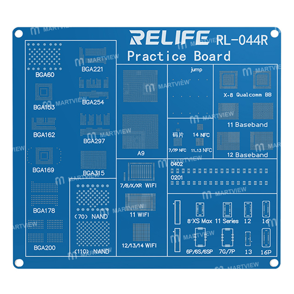 relife rl-044r-bga-chip-connector-socket-welding-test-pract-ce-board-support-iphone-17-series-2