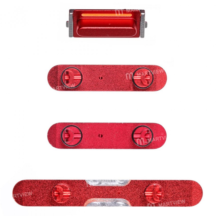 Replacement side bottom set for iPhone 12 mini red