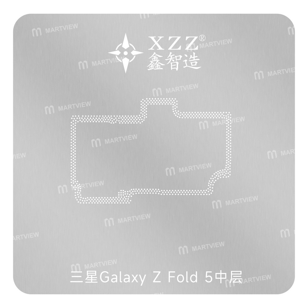 xzz middle-layer-bga-reballing-stencil-for-samsung-galaxy-z-fold5-sm-w9024-foldable-screen-phone