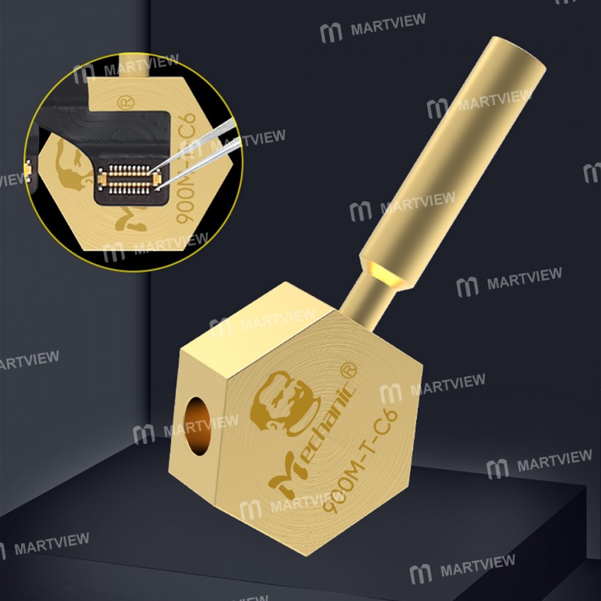 Mechanic 900M-T-C6 Honeycomb Micro-soldering Station BGA PCB Soldering Tip Heating Repair for T12 JB