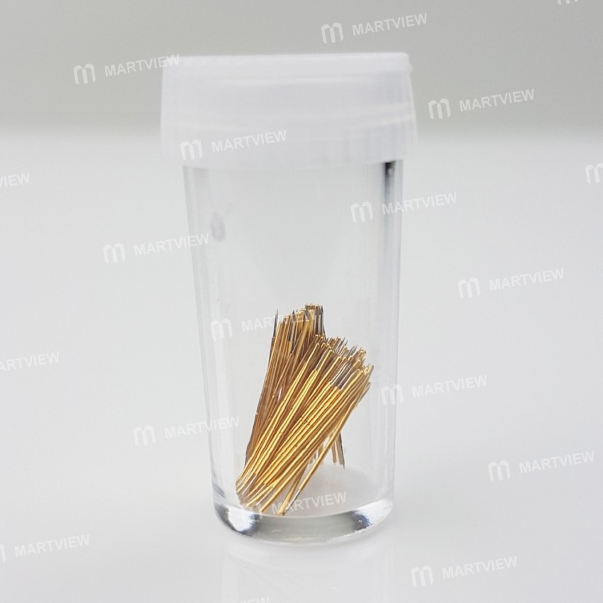 12.00mm Rhodium Plated Spring Test Probe Pin for UFI Box Socket - 100pcs