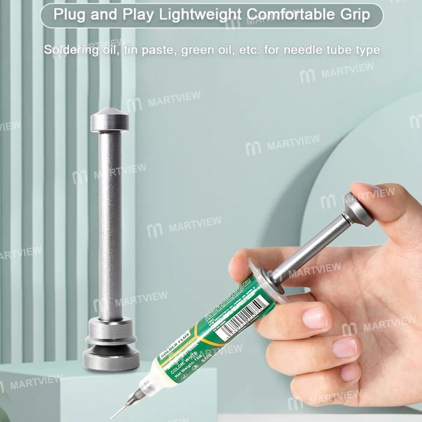 BST-013 Aluminum Alloy Pusher Rod for BGA Solder Flux Green Oil UV Solder Mask Ink