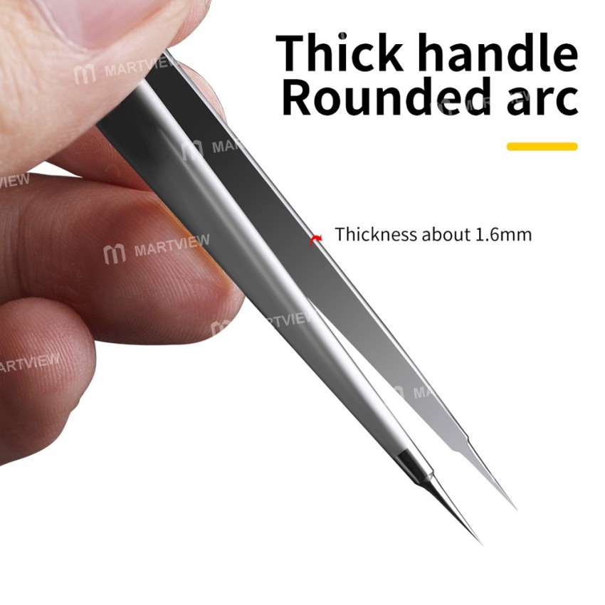 Luxianzi Precision Stainless Steel Anti-static Flying Line Tweezers
