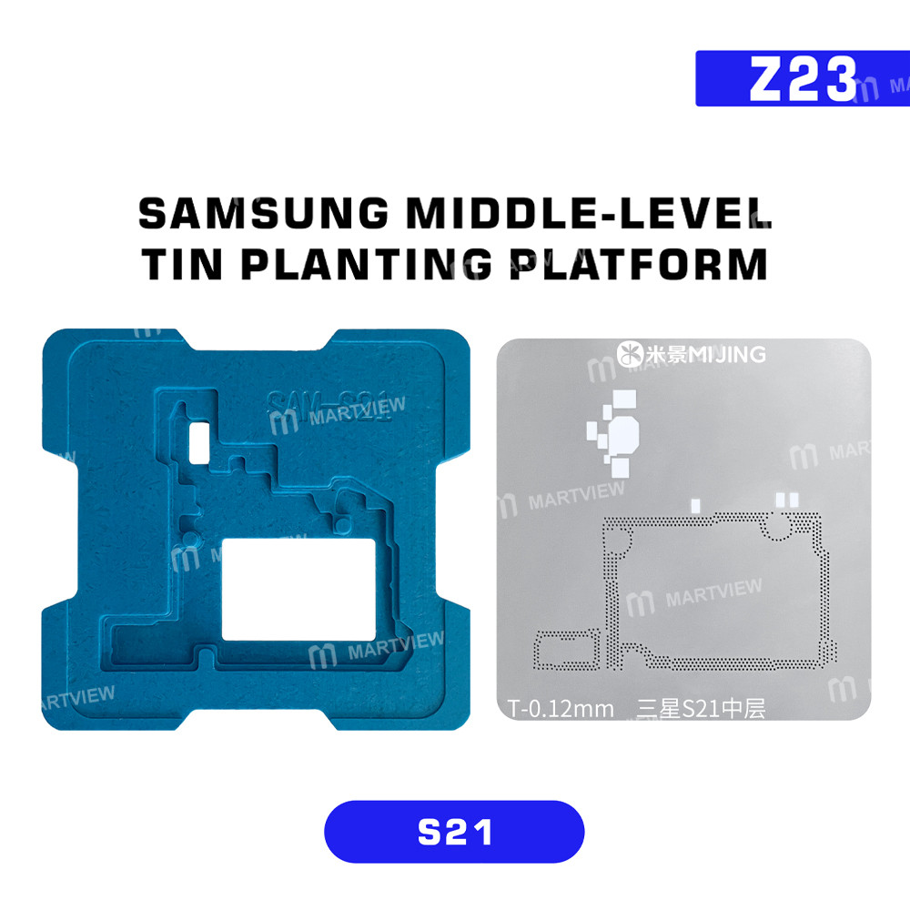 mijing z23-middle-level-tin-planting-bga-reballing-platform-set-for-samsung-galaxy-s20-to-s25-series