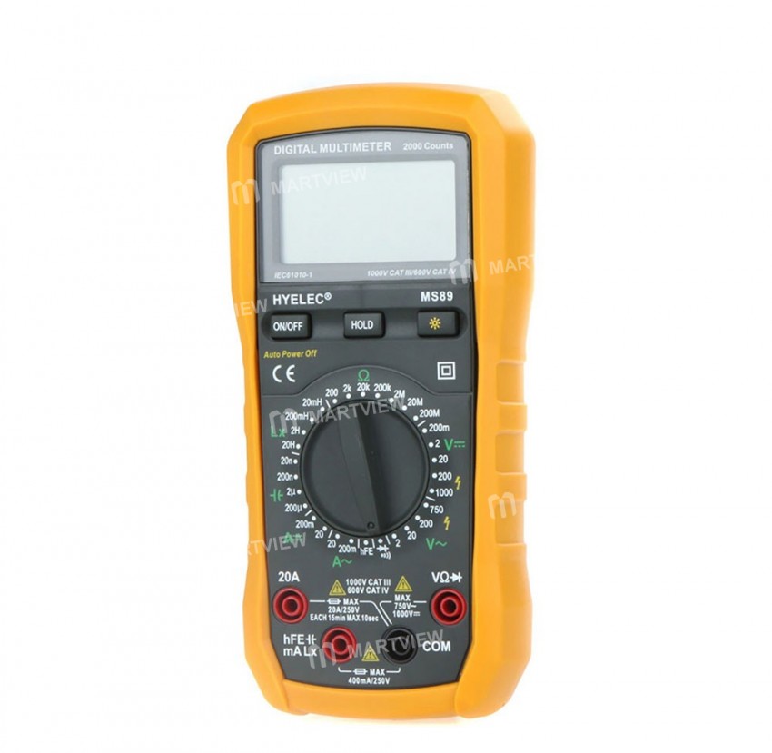 HYELEC MS89 Multifunction Digital Multimeter / Back Light / Capacitance / Inductance