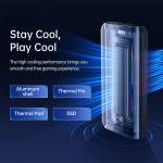 Orico M2R1 All Aluminum USB3.1 Gen2 RGB M2 NVMe SSD Enclosure for M2 NVMe SSD