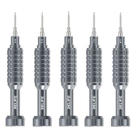 Relife RL-730A 5-in-1 Steel Cannon King Classic Series Aluminum Alloy Screwdriver Set