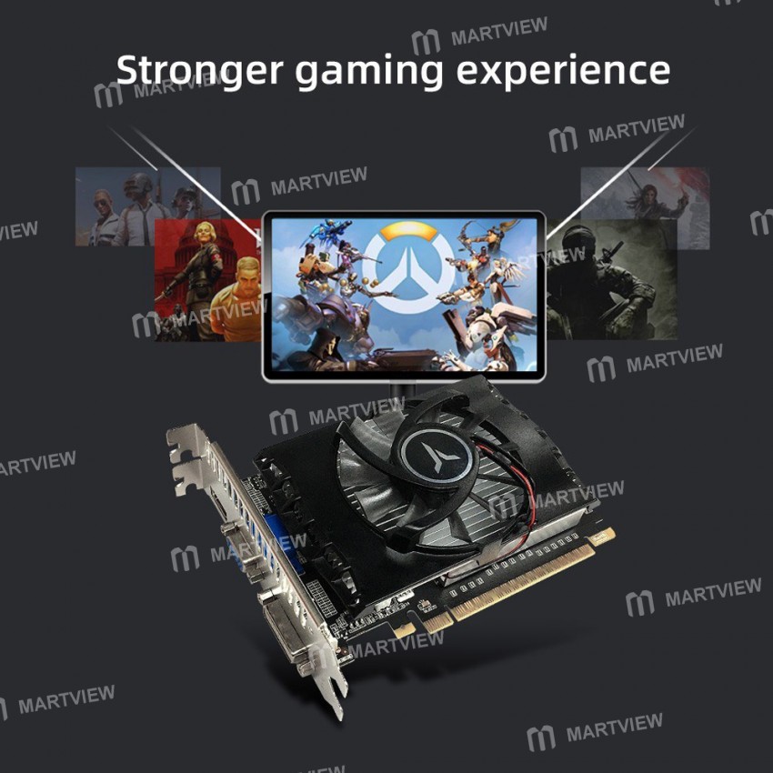 Yeston GT730-4G TA 4G / DDR3 / 64bit Memory Graphics Card with HD+DVI+VGA Output Ports for Office Ga