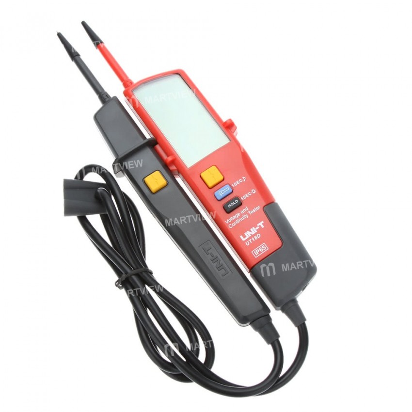 UNI-T UT18D Auto Range Voltage and Continuity Multimeter with LCD Backlight