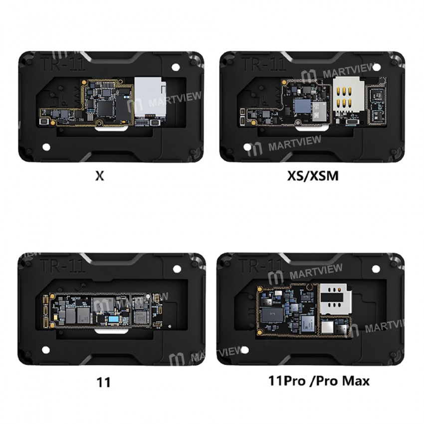 xinzhizao tr18-18-in-1-middle-layer-bga-reballing-stencil-platform-set-9