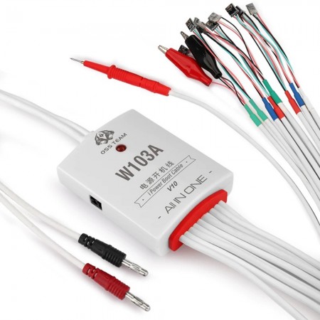 OSS W103A V10 Power Boot Cable for iPhone 8 to 16PM with Power-on Trigger Probe