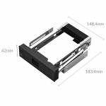 Orico 1106SS 3.5-inch SATA Optical Drive Stainless Bay Built-in Mounting Bracket Adapter