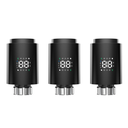 Thermostatic radiator valve Smart radiator valve pack of 3