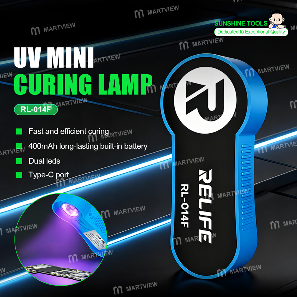 relife rl-014f-rechargeable-395nm-dual-leds-band-mini-uv-curing-lamp-for-pcb-repair-6