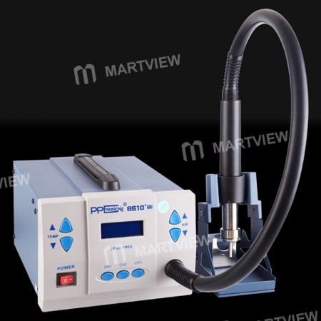 PPD 861D+ 861D Plus 1000W 110V 220V Lead-Free Hot Air Rework Station for Fix Phone Repair BGA Chip IC Tools