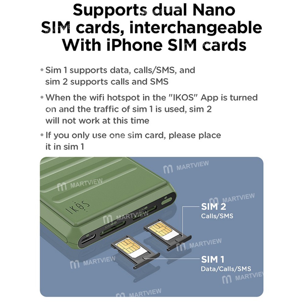 ikos k7-dual-sim-dual-standby-sim-adapter-with-bluetooth-wifi-function-for-all-iphone-8