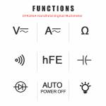 Kaisi DT-9205A Handheld High Precision LCD Digital Multimeter with Backlight