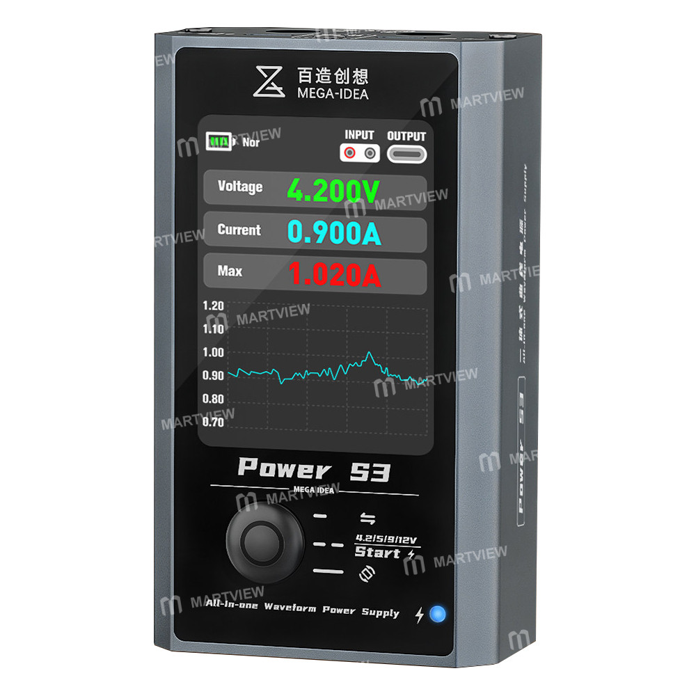 mega idea-power-s3-dc-25v-multi-port-output-portable-all-in-one-waveform-power-supply-1
